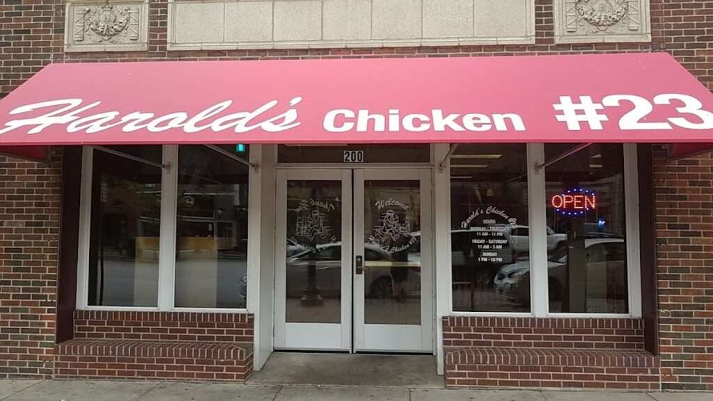 Harold’s Chicken banner